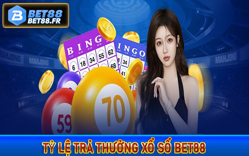 Tỷ lệ trả thưởng xổ số bet88 cao nhất thị trường 